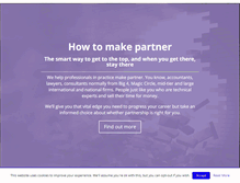 Tablet Screenshot of howtomakepartner.com